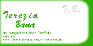terezia bana business card
