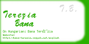 terezia bana business card